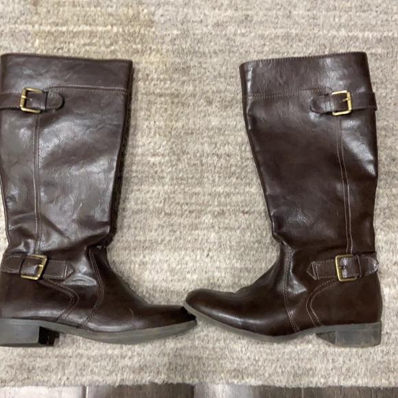 Nordstrom Girls Brown Leather Sz 2 - Picture 4 of 6